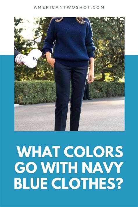 colors for navy blue clothing.